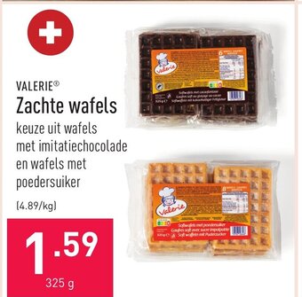 ALDI Valerie Zachte wafels 325G aanbieding