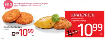 Spar Duivelse hamburgers aanbieding