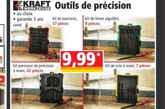 Outils de precision