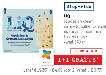 Spar Liq cookies en cream aanbieding