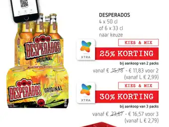 Spar Desperados 4 x 50 cl aanbieding