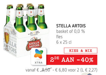 Spar Stella Artois aanbieding