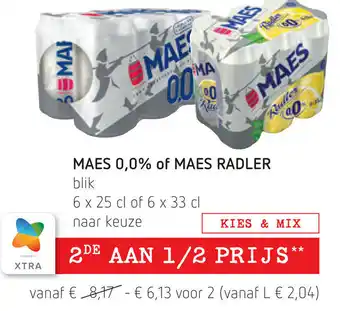 Spar Maes 0,0% of Maes Radler aanbieding