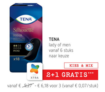Spar Tena lady of men aanbieding