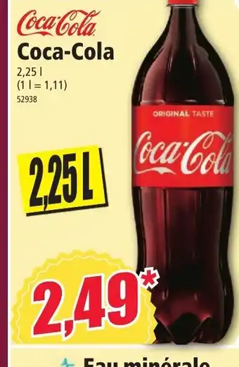 Norma Coca-cola 2.25L aanbieding