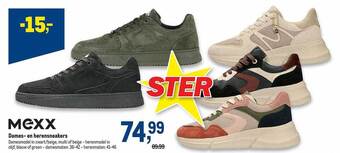 Mexx dames- en herensneakers