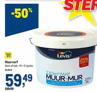 Levis muurverf