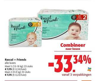 Colruyt Rascal + friends aanbieding