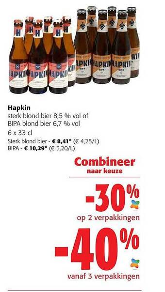 Colruyt Hapkin aanbieding