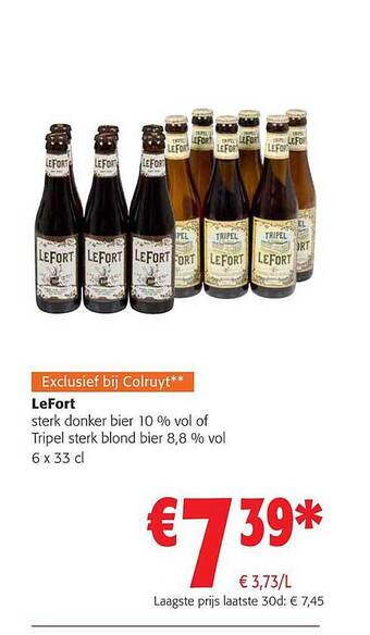 Colruyt Lefort aanbieding