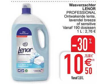 Cora Wasverzachter lenor professional aanbieding