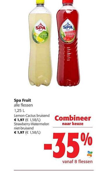 Colruyt Spa fruit aanbieding