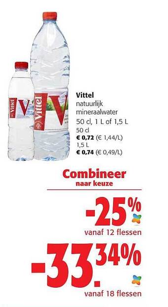 Colruyt Vittel aanbieding