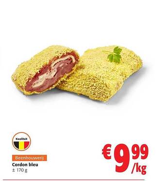 Colruyt Cordon bleu aanbieding