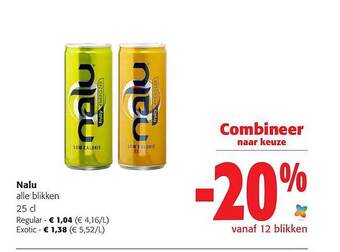 Colruyt Nalu aanbieding