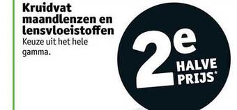 Kruidvat Kruidvat maandlenzen en lensvloeistoffen aanbieding