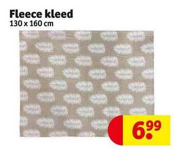Kruidvat Fleece kleed aanbieding