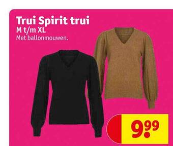 Kruidvat Trui spirit trui aanbieding