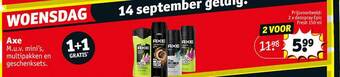 Kruidvat Axe aanbieding