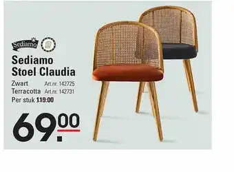 Sligro Sediamo stoel claudia aanbieding