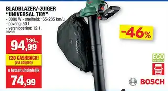 Hubo Bosch bladblazer--zuiger aanbieding
