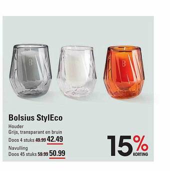 Sligro Bolsius styleco aanbieding
