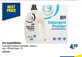 Makro Aro wasmiddelen aanbieding