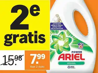 Albert Heijn 2e Gratis Ariel aanbieding
