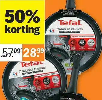 Albert Heijn 50% Korting Tefal Titanium Fusion aanbieding
