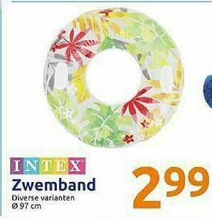 Action Intex Zwemband aanbieding