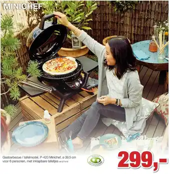 Minichef Gasbarbecue
