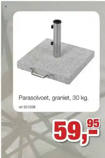 Paradisio Parasolvoet Graniet 30 Kg aanbieding