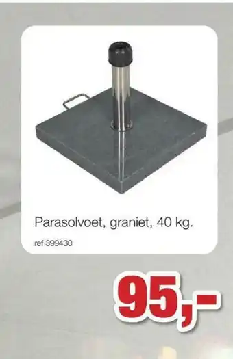 Parasolvoet Graniet 40 Kg