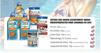 Paradisio Ontdek Ons Enorm Assortiment Onderhoudsproducten Voor Zwembad En Spa aanbieding