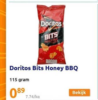 Action Doritos bits honey bbq aanbieding