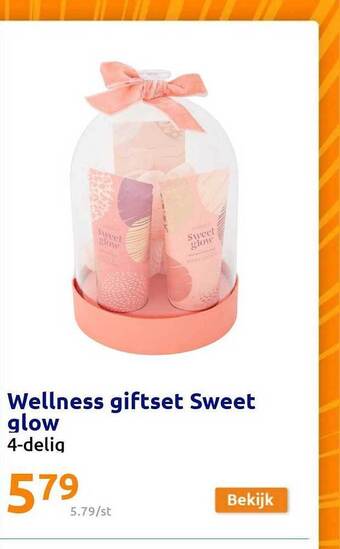 Action Wellness giftset sweet glow aanbieding