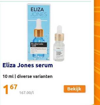 Action Eliza jones serum aanbieding