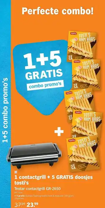 Albert Heijn Tosti's tristar contactgrill aanbieding