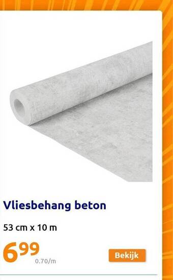 Action Vliesbehang beton aanbieding