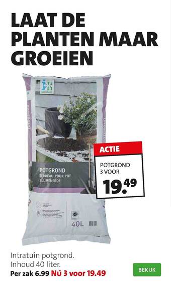 Intratuin Intratuin potgrond aanbieding