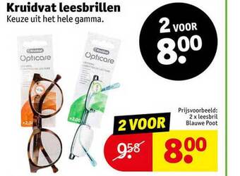 Kruidvat Kruidvat leesbrillen aanbieding
