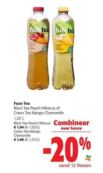 Colruyt Fuze tea aanbieding