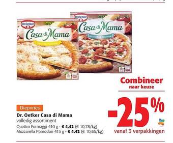 Colruyt Dr. oetker casa di mama aanbieding