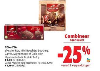 Colruyt Côte d'or aanbieding