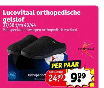 Kruidvat Lucovitaal orthopedische gelslof aanbieding
