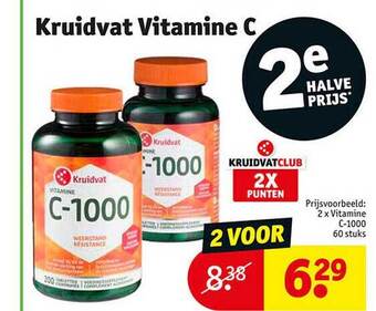 Kruidvat Kruidvat vitamine c aanbieding