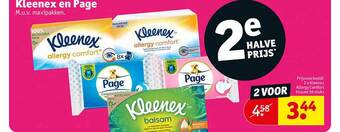 Kruidvat Kleenex en page aanbieding