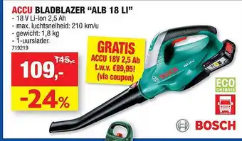 Bosch bladblazer
