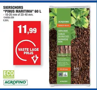Hubo Agrofino sierschors aanbieding
