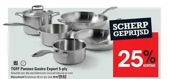 Sligro Tgff pannen gastro expert 5ply aanbieding